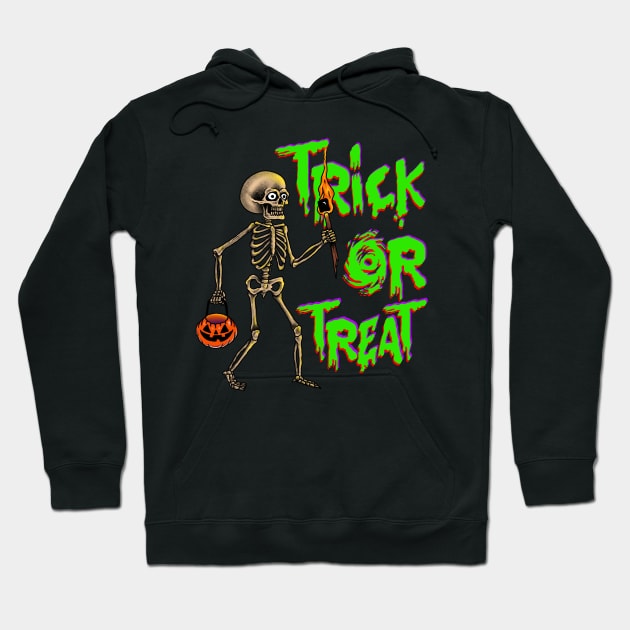 Trick or Treat Hoodie by TommyVision